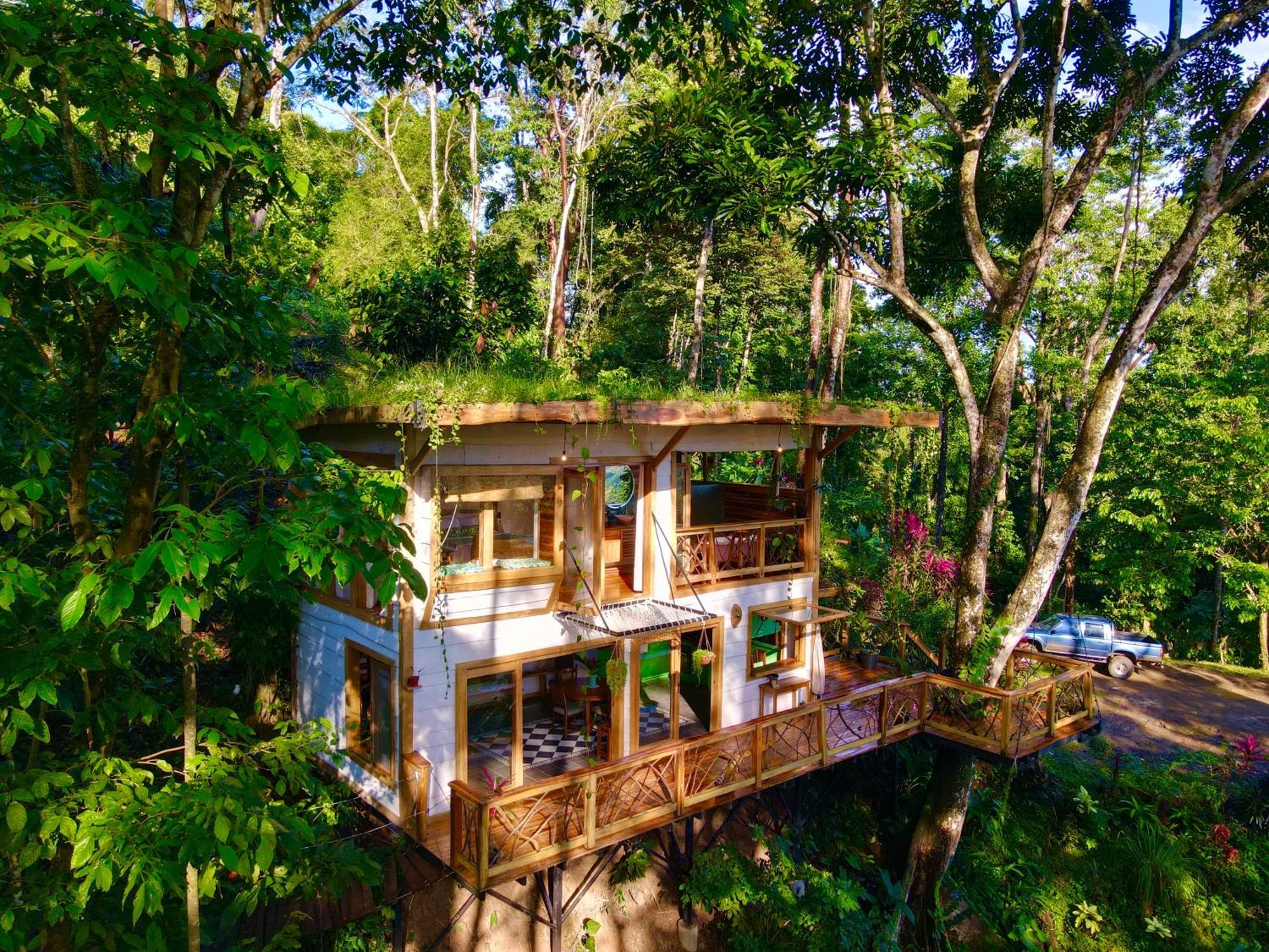 Jungle Spirit Treehouse Villa Кахуита Екстериор снимка